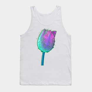 Tulip bleu Tank Top